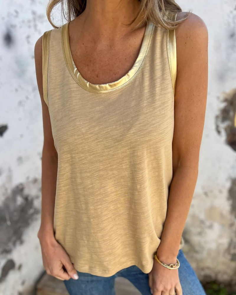 BELEN - SLEEVELESS T-SHIRT