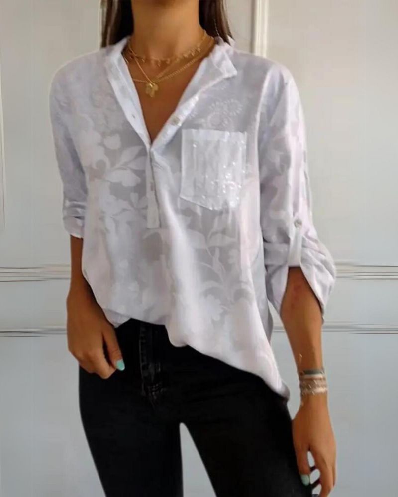 DARYA - FLORAL POCKET TOP