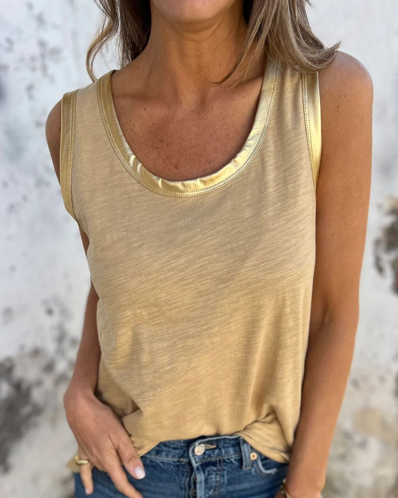 BELEN - SLEEVELESS T-SHIRT