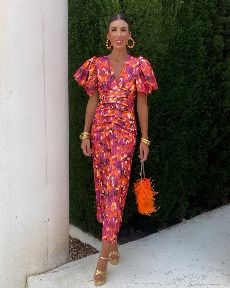 DALINE - Stylish and Vibrant Dress